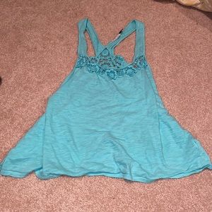 Teal tank top